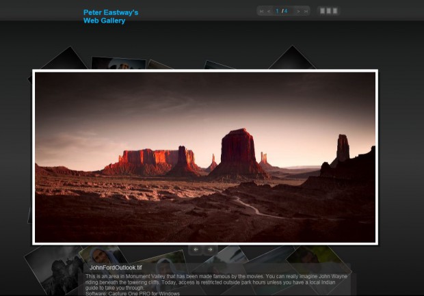 Phase One Media Pro - Webgalerie (Bild: Phase One)